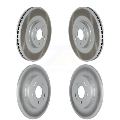 Coated Brake Rotors Front Rear Kit For 2020-2024 Hyundai Palisade Kia Telluride
