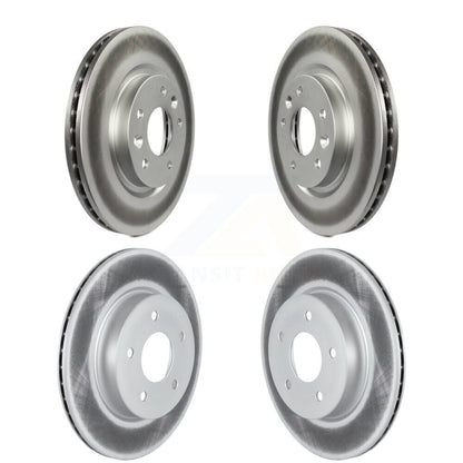 Coated Disc Brake Rotors Front Rear Kit For Nissan Qashqai Rogue Sport LEAF
