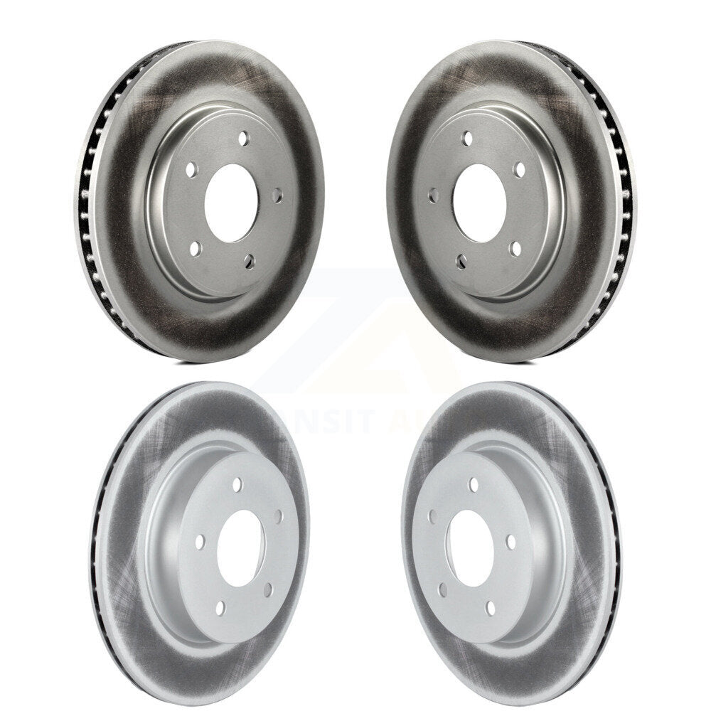 Coat Disc Brake Rotor Front Rear Kit For Nissan LEAF With Electric Parking