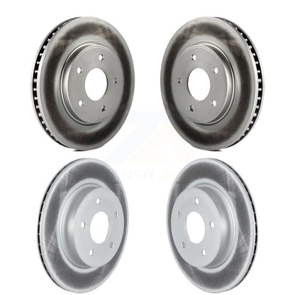 Coat Disc Brake Rotor Front Rear Kit For Nissan LEAF With Electric Parking