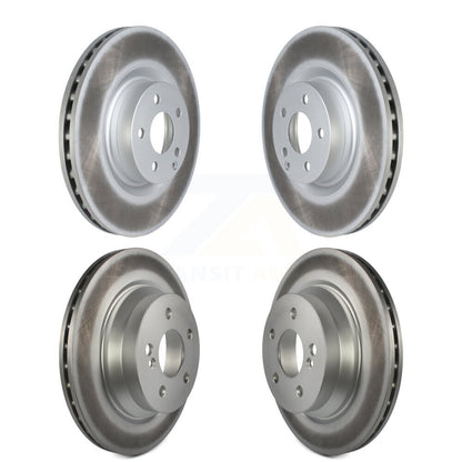 Coated Disc Brake Rotors Front Rear Kit For Mercedes-Benz E400
