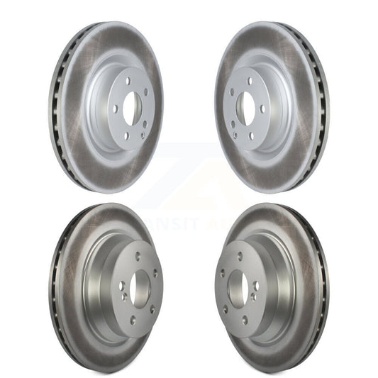 Coated Disc Brake Rotors Front Rear Kit For Mercedes-Benz E400