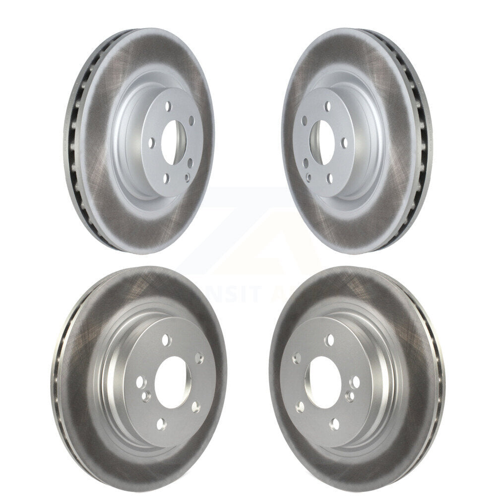 Coated Disc Brake Rotors Front Rear Kit For Mercedes-Benz E550