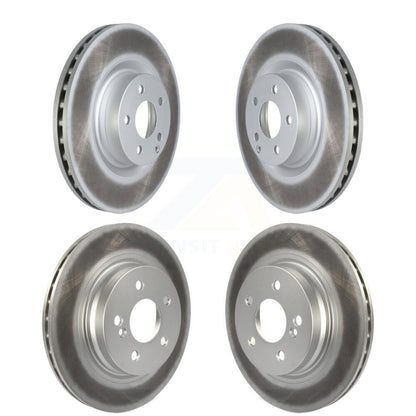 Coated Disc Brake Rotors Front Rear Kit For Mercedes-Benz E550