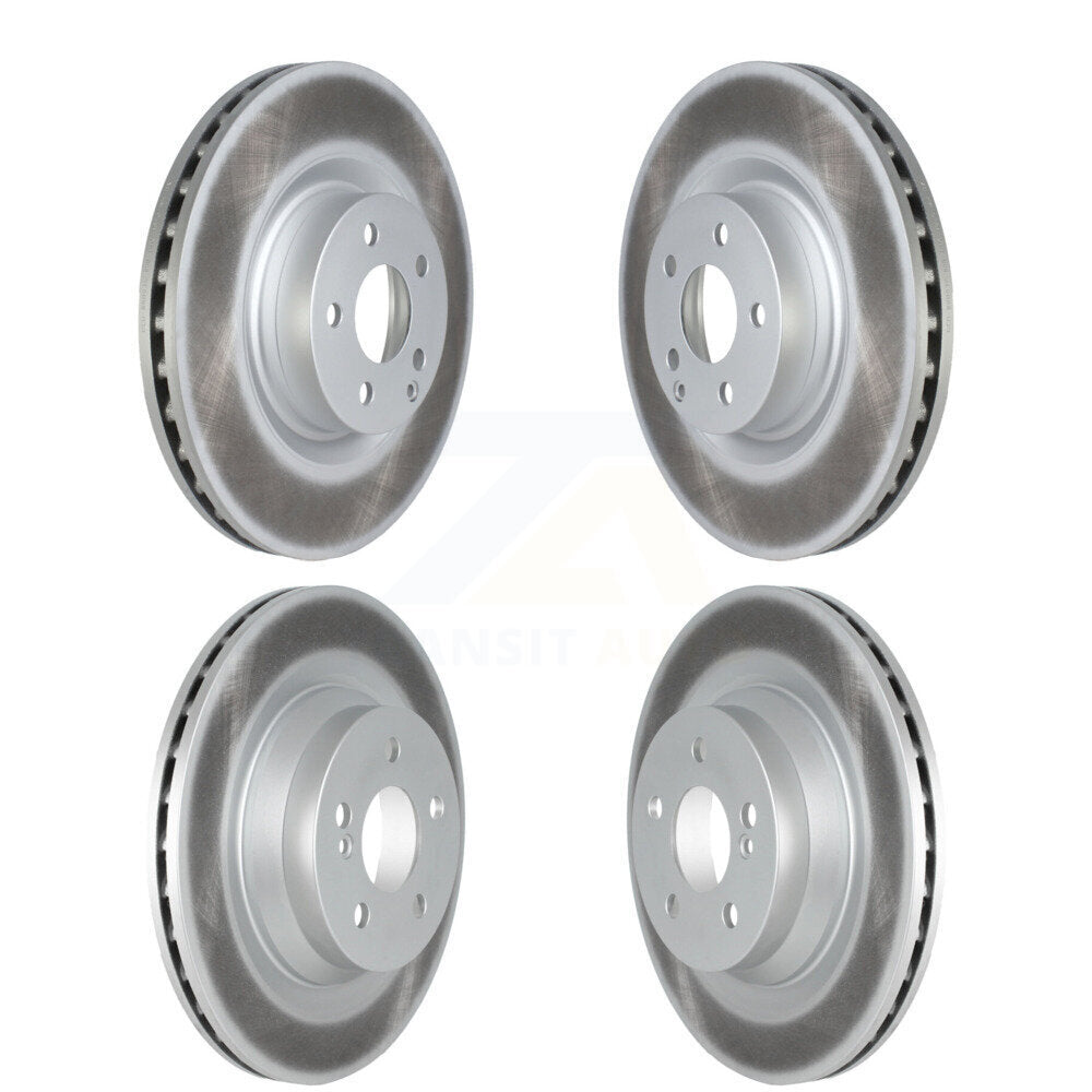 Coated Disc Brake Rotors Front Rear Kit For Mercedes-Benz E550