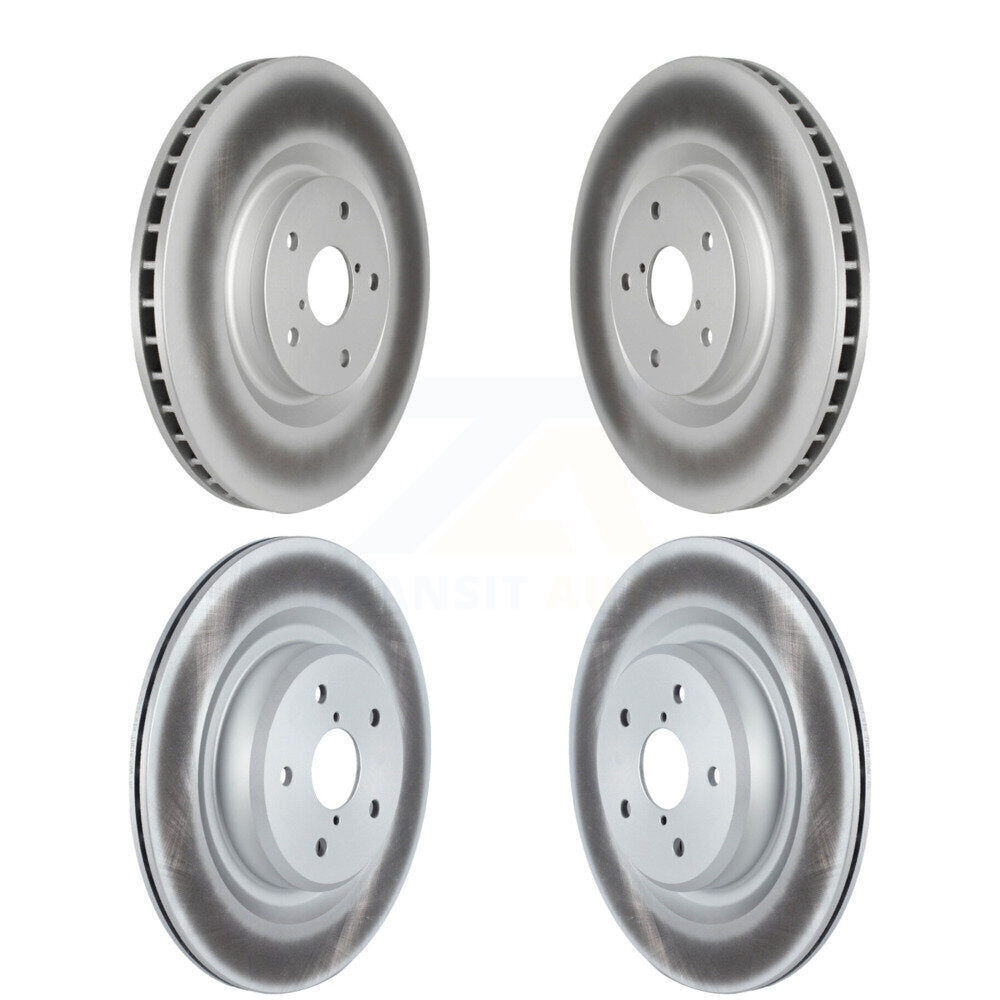 Coated Disc Brake Rotors Front Rear Kit For 2019-2024 Subaru Ascent