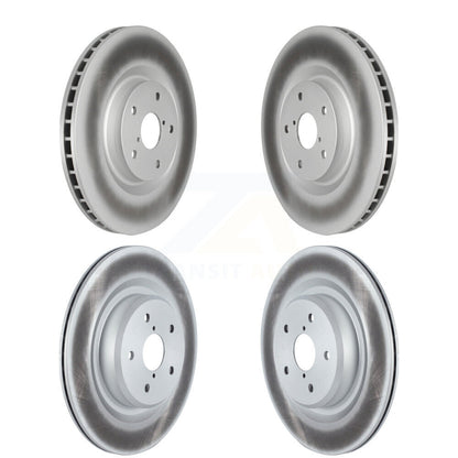 Coated Disc Brake Rotors Front Rear Kit For 2019-2024 Subaru Ascent