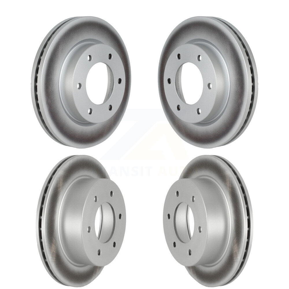 Coated Disc Brake Rotors Front Rear Kit For Ford Ranger Bronco