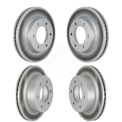 Coated Disc Brake Rotors Front Rear Kit For Ford Ranger Bronco