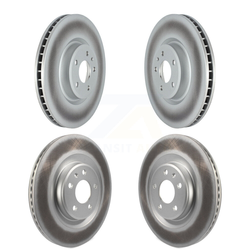 Coated Disc Brake Rotors Front Rear Kit For Audi Q5 SQ5 S5 S4 Sportback PHEV