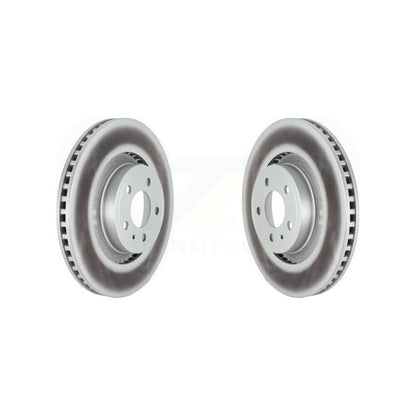 Coated Disc Brake Rotors Front Pair For Ford Mustang