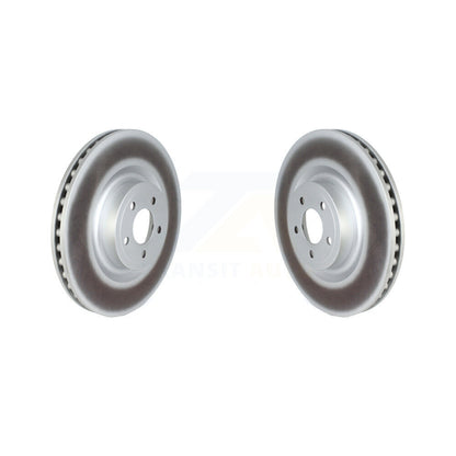 Coated Disc Brake Rotors Front Pair For Ford Mustang