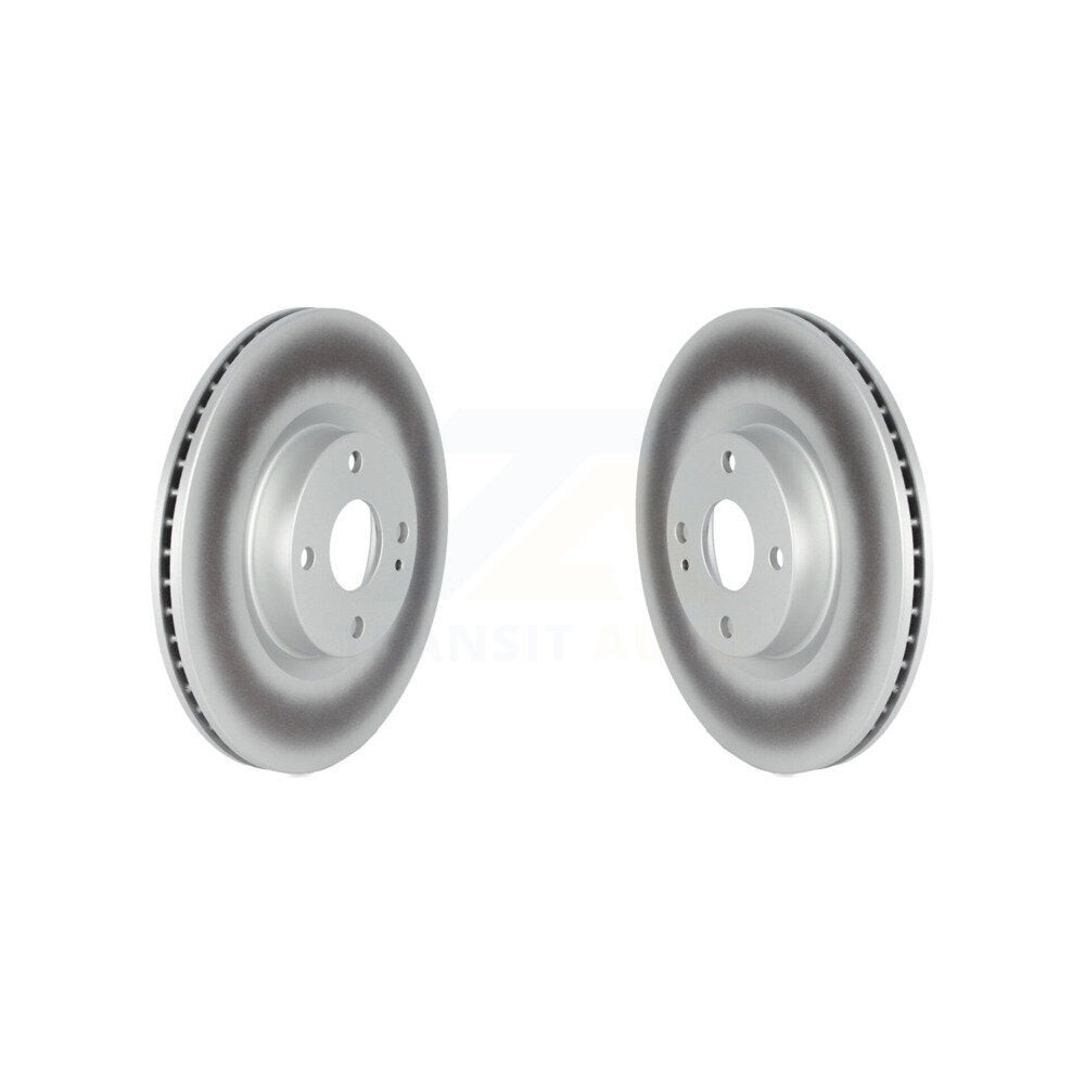 Coated Disc Brake Rotors Front Pair For Mazda MX-5 Miata Fiat 124 Spider