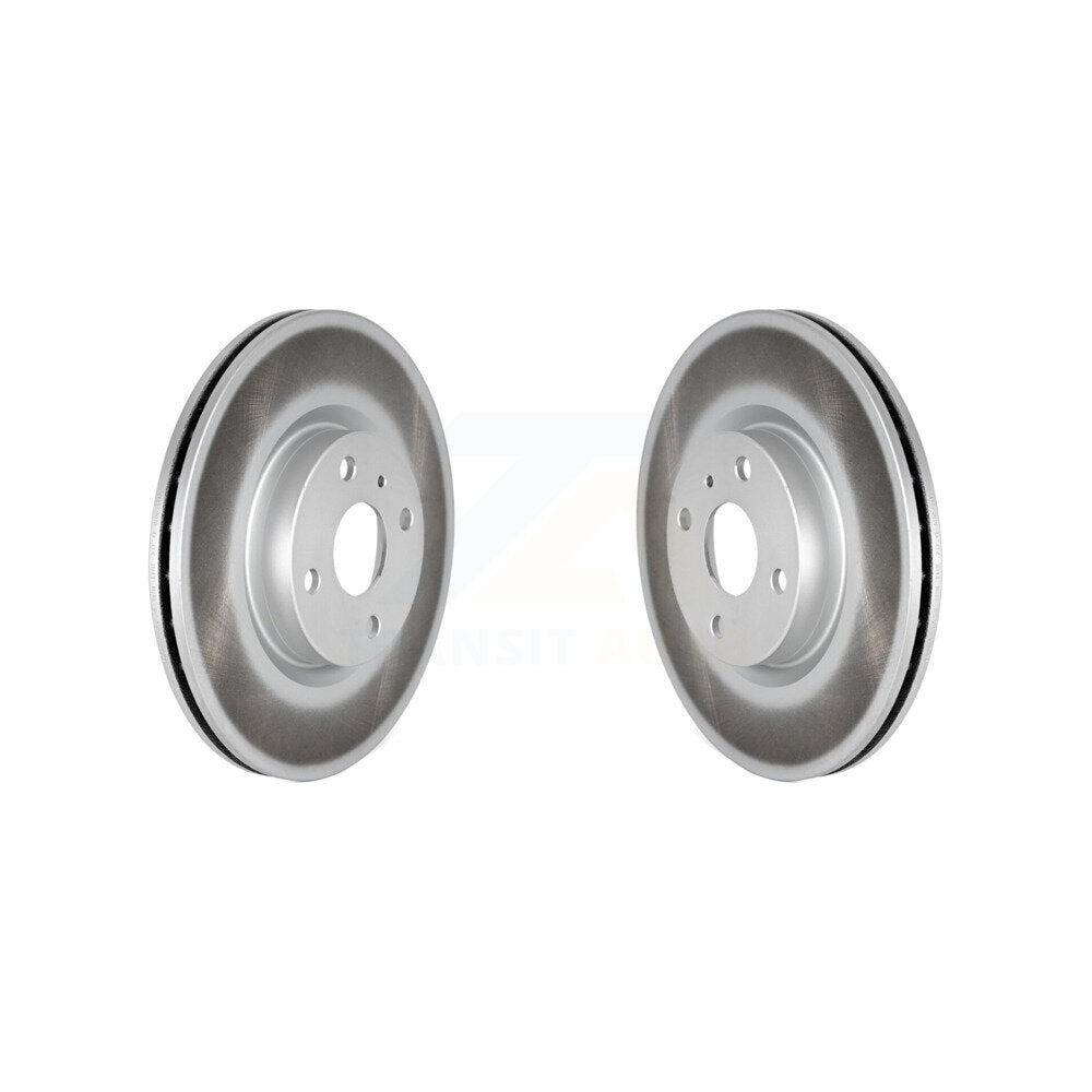 Coated Brake Rotors Front Pair For 2016-2024 Mazda MX-5 Miata With Brembo Brakes