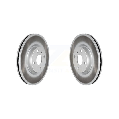 Coated Brake Rotors Front Pair For 2016-2024 Mazda MX-5 Miata With Brembo Brakes