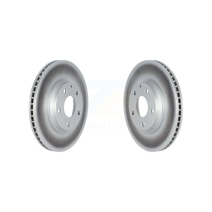 Coated Disc Brake Rotors Front Pair For Mazda 3 CX-30 Sport