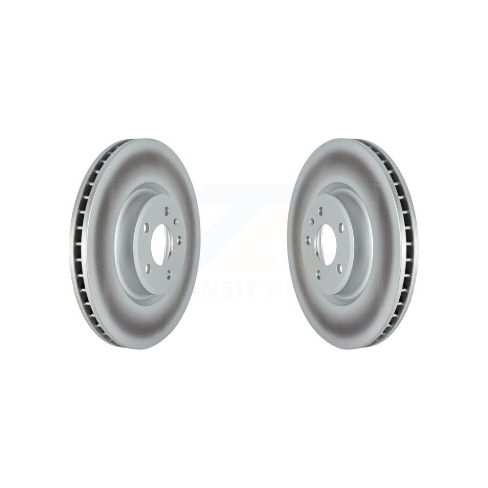 Coated Disc Brake Rotors Front Pair For Audi Q5 Q7 SQ5 S5 S4 Sportback PHEV