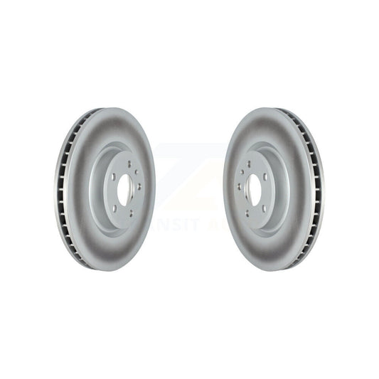 Coated Disc Brake Rotors Front Pair For Audi Q5 Q7 SQ5 S5 S4 Sportback PHEV