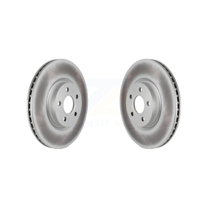 Coated Disc Brake Rotors Front Pair For Ford Transit Connect