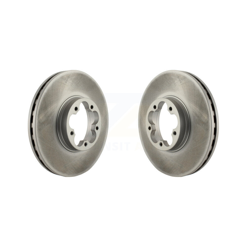 Coated Disc Brake Rotors Front Pair For Ford Transit-350 HD