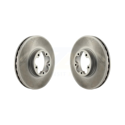 Coated Disc Brake Rotors Front Pair For Ford Transit-350 HD
