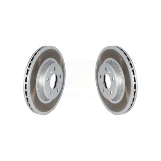 Coated Disc Brake Rotors Front Pair For Audi A4 Quattro A5 Sportback