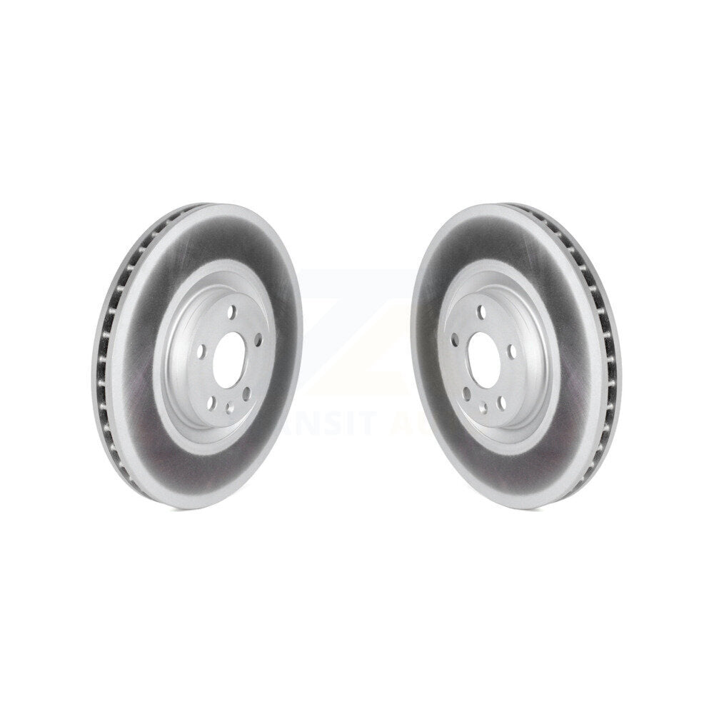 Coat Brake Rotors Front Pair For Volvo XC60 XC90 XC40 Recharge S60 V60 Cross V90