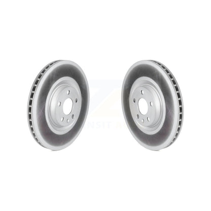 Coat Brake Rotors Front Pair For Volvo XC60 XC90 XC40 Recharge S60 V60 Cross V90