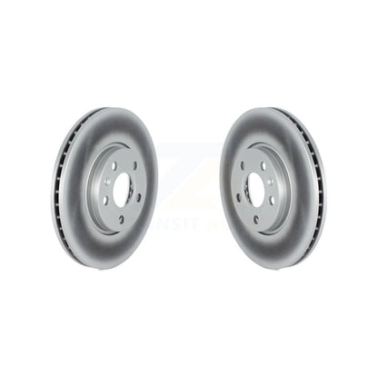 Coated Disc Brake Rotors Front Pair For Volvo S60 V60 Cross Country S90 V90