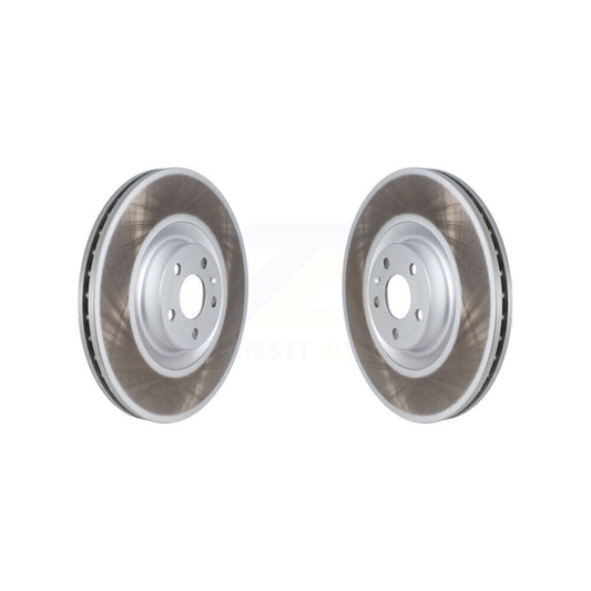 Coat Brake Rotors Front Pair For Volvo XC90 XC60 With 366mm Diameter Rotor