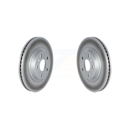 Coated Disc Brake Rotors Front Pair For Volvo XC40