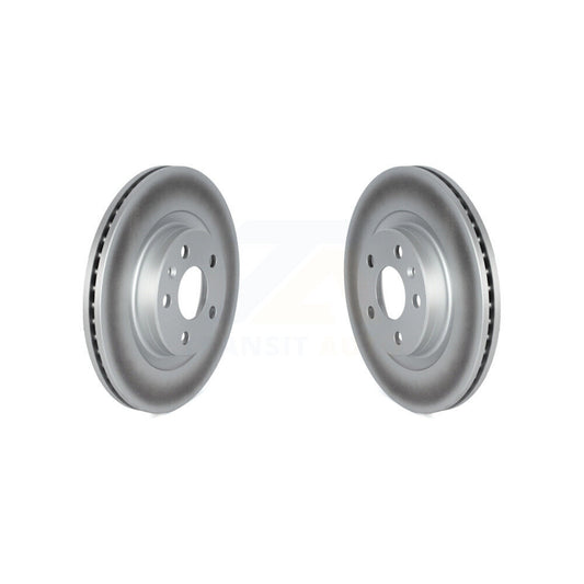 Coated Disc Brake Rotors Front Pair For Volvo XC40