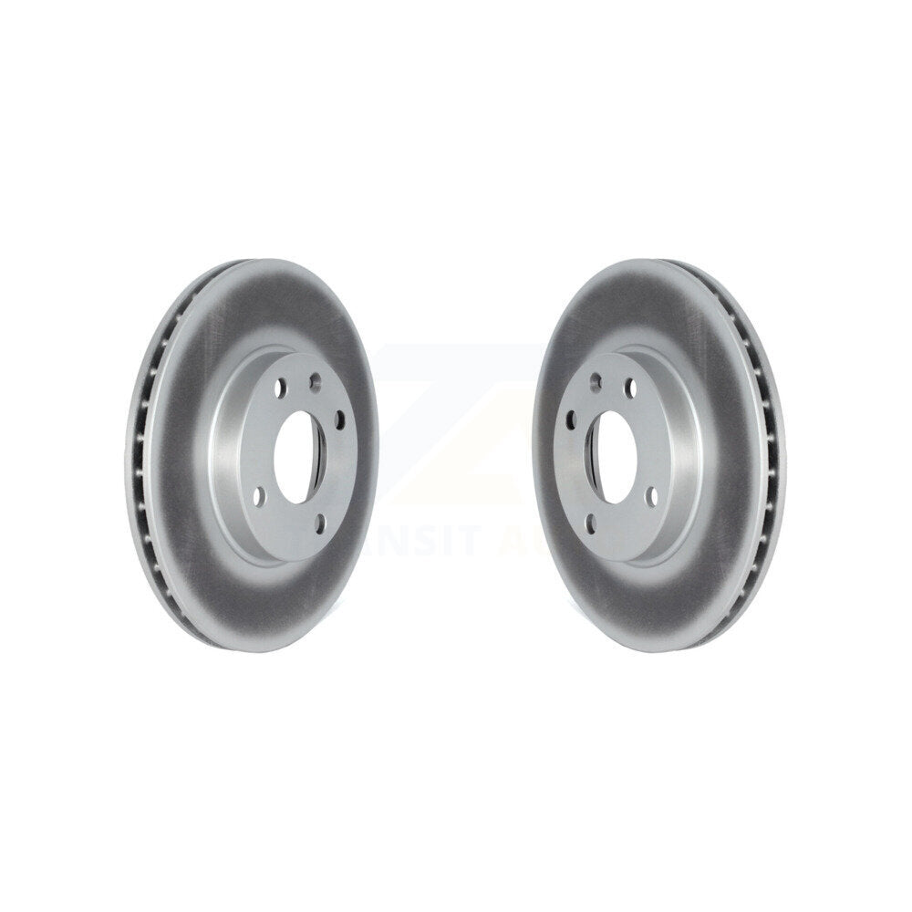 Coated Disc Brake Rotors Front Pair For 2016-2022 Chevrolet Spark