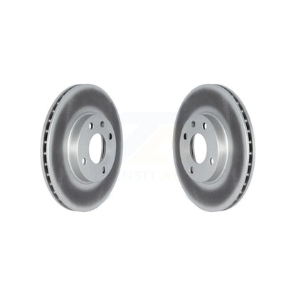 Coated Disc Brake Rotors Front Pair For 2016-2022 Chevrolet Spark