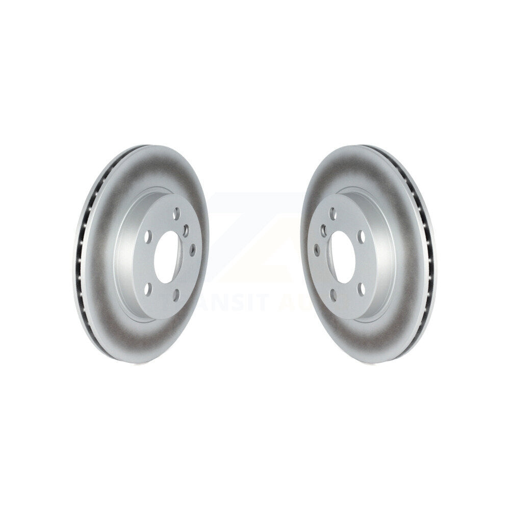 Coated Disc Brake Rotors Front Pair For BMW i3 i3s