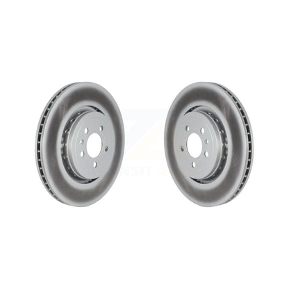 Coated Brake Rotors Front Pair For Dodge Charger With 370mm Diameter Rotor