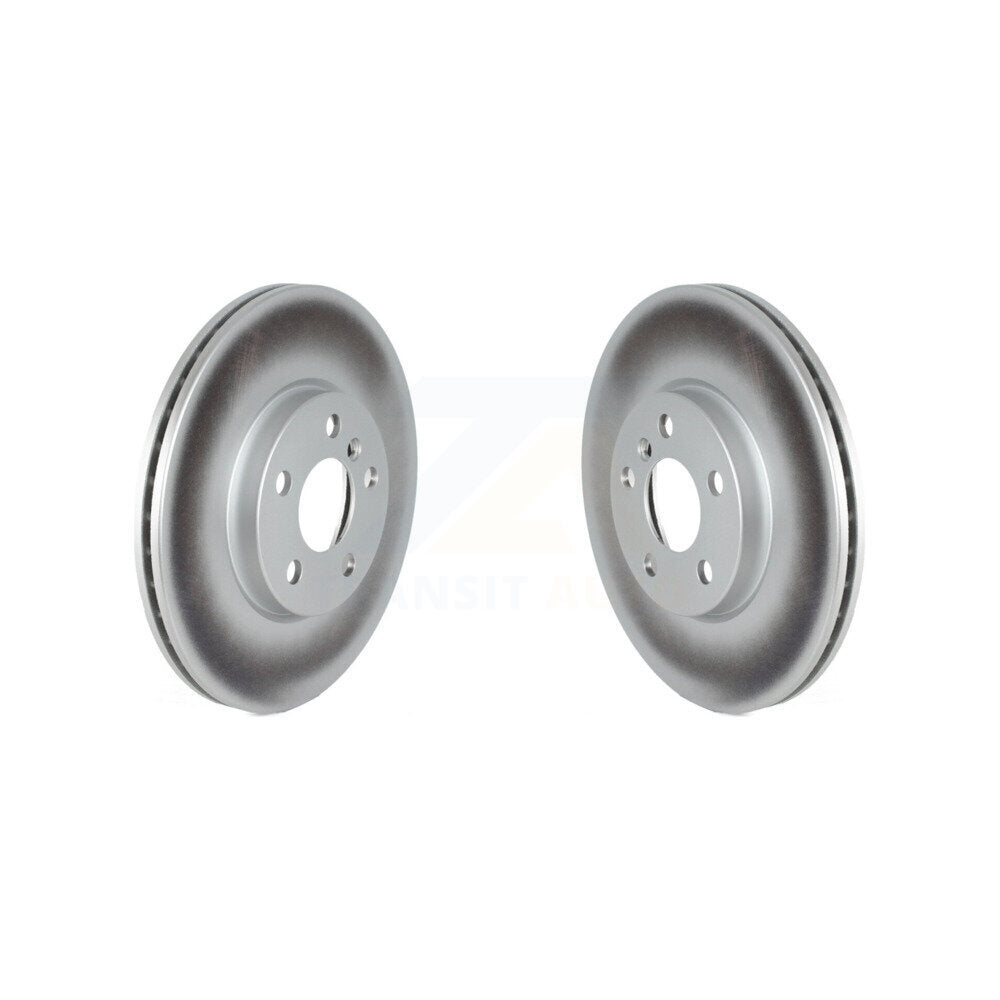 Coated Disc Brake Rotors Front Pair For Mini Cooper Countryman Clubman