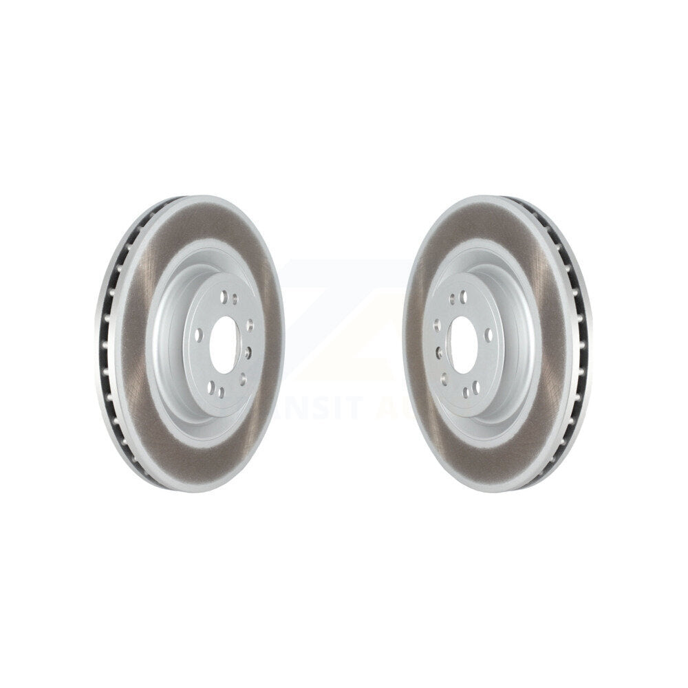 Coated Brake Rotors Front Pair For Mercedes-Benz GL350 GLE400 GLS450 ML400 GL450