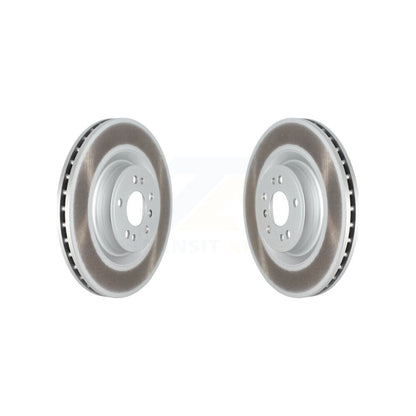 Coated Brake Rotors Front Pair For Mercedes-Benz GL350 GLE400 GLS450 ML400 GL450