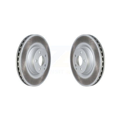 Coated Disc Brake Rotors Front Pair For Mercedes-Benz C250 E400 E550