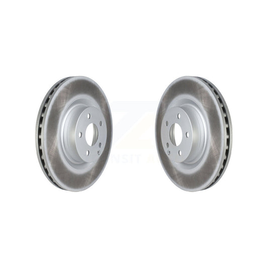 Coated Disc Brake Rotors Front Pair For Mercedes-Benz C250 E400 E550