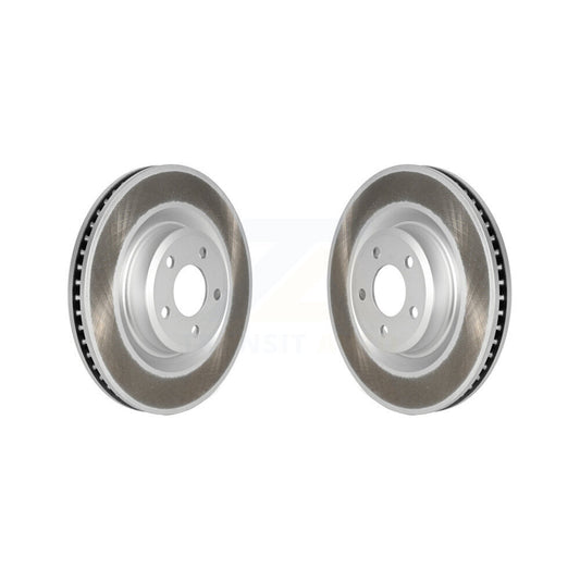 Coated Disc Brake Rotors Front Pair For Ford Explorer Lincoln Aviator