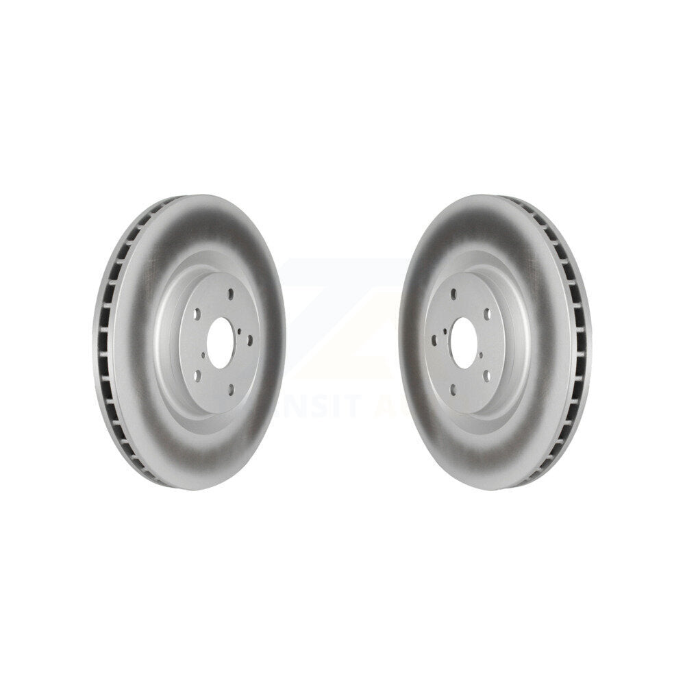 Coated Disc Brake Rotors Front Pair For 2019-2024 Subaru Ascent