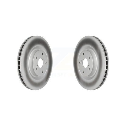 Coated Disc Brake Rotors Front Pair For 2019-2024 Subaru Ascent