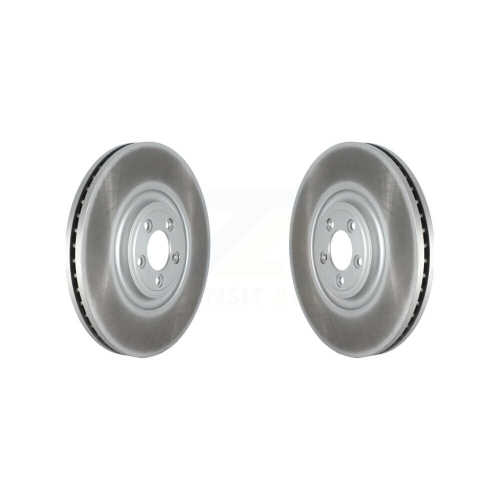 Coat Disc Brake Rotor Front Pair For Jaguar F-Type XF XJ XKR XFR XKR-S XFR-S XJR