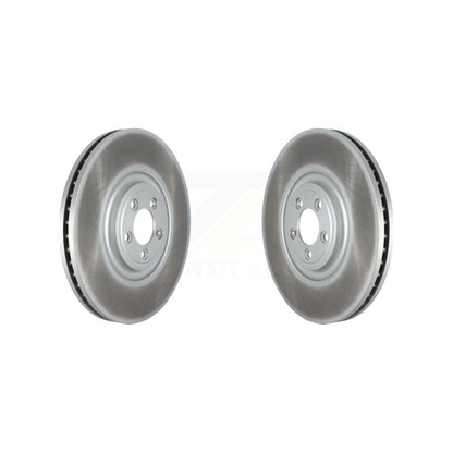 Coat Disc Brake Rotor Front Pair For Jaguar F-Type XF XJ XKR XFR XKR-S XFR-S XJR