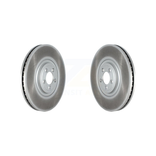 Coat Disc Brake Rotor Front Pair For Jaguar F-Type XF XJ XKR XFR XKR-S XFR-S XJR