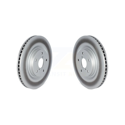 Coated Brake Rotors Front Pair For Subaru Forester Outback Crosstrek WRX Legacy