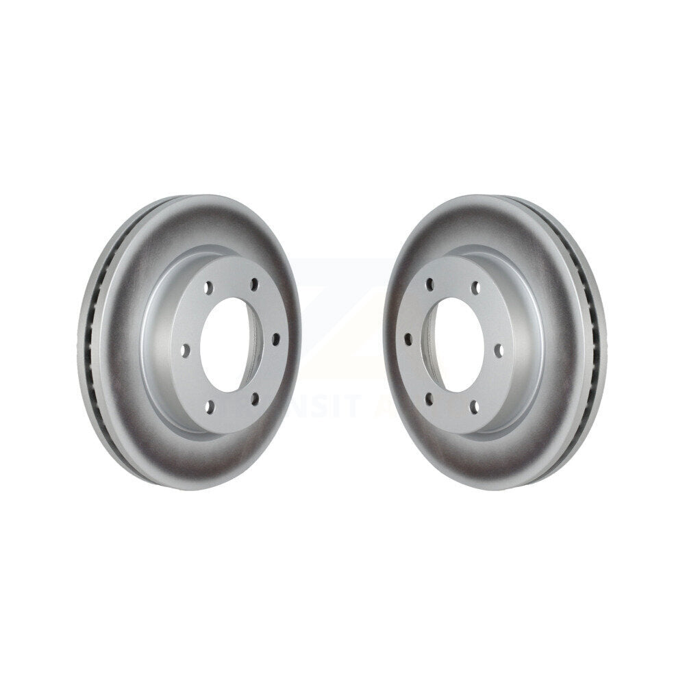 Coated Disc Brake Rotors Front Pair For Ford Ranger Bronco