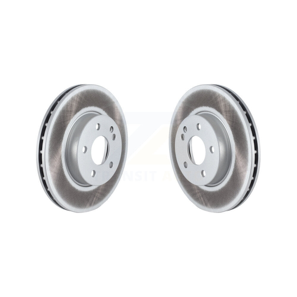 Coated Disc Brake Rotors Front Pair For 2016-2023 Mercedes-Benz Metris